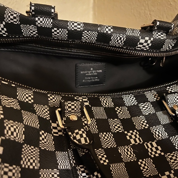 Louis Vuitton x Virgil Abloh limited edition distorted Damier keepall 50 - Picture 4 of 9